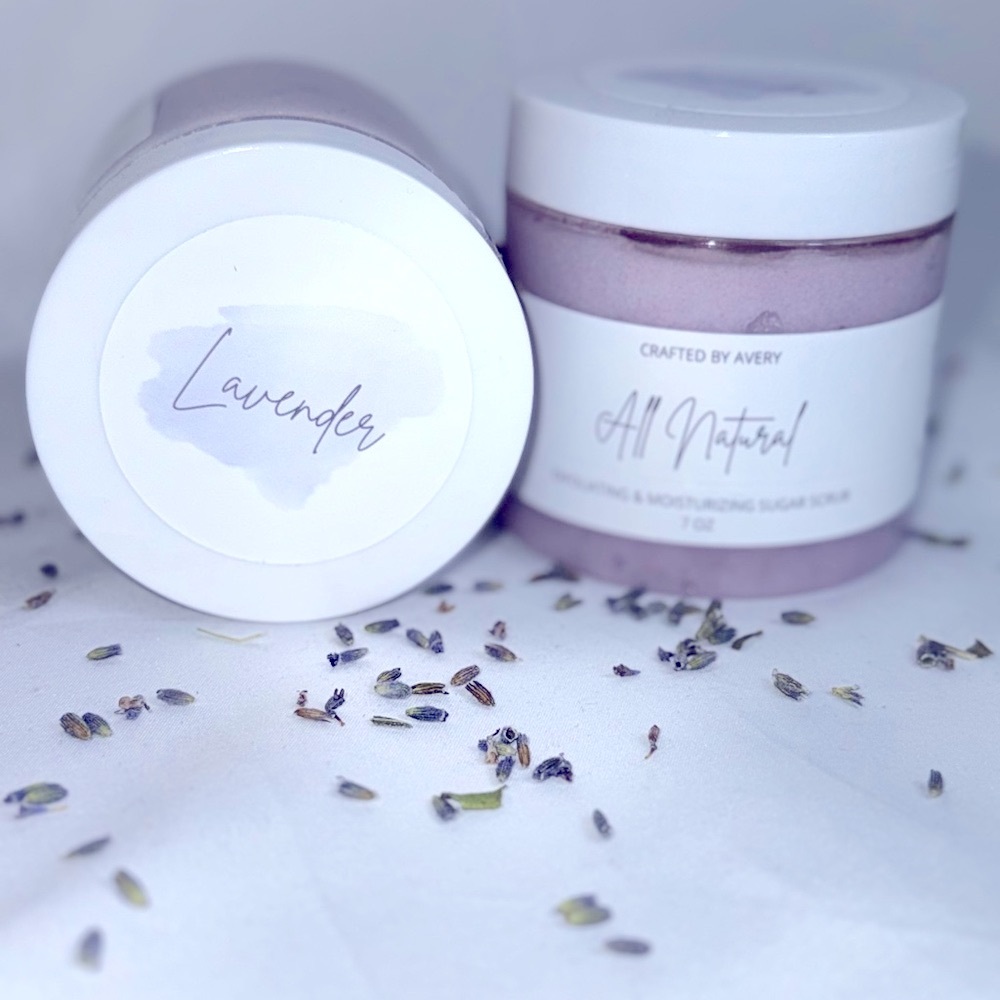 🪻LAVENDER all natural sugar scrub